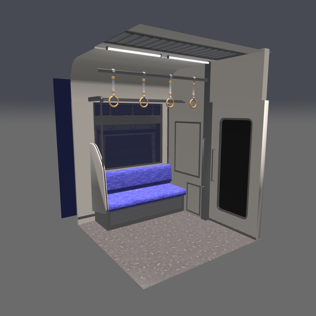 Unity内撮影用アセット_電車