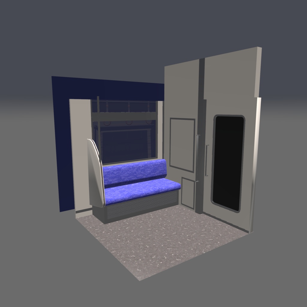 Unity内撮影用アセット_電車