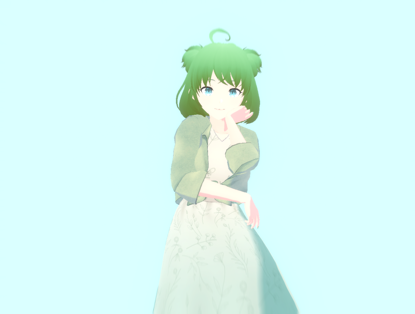 青りんご [ GREEN APPLE  ] 3D MODEL 3Dモデル [VRM VROID]