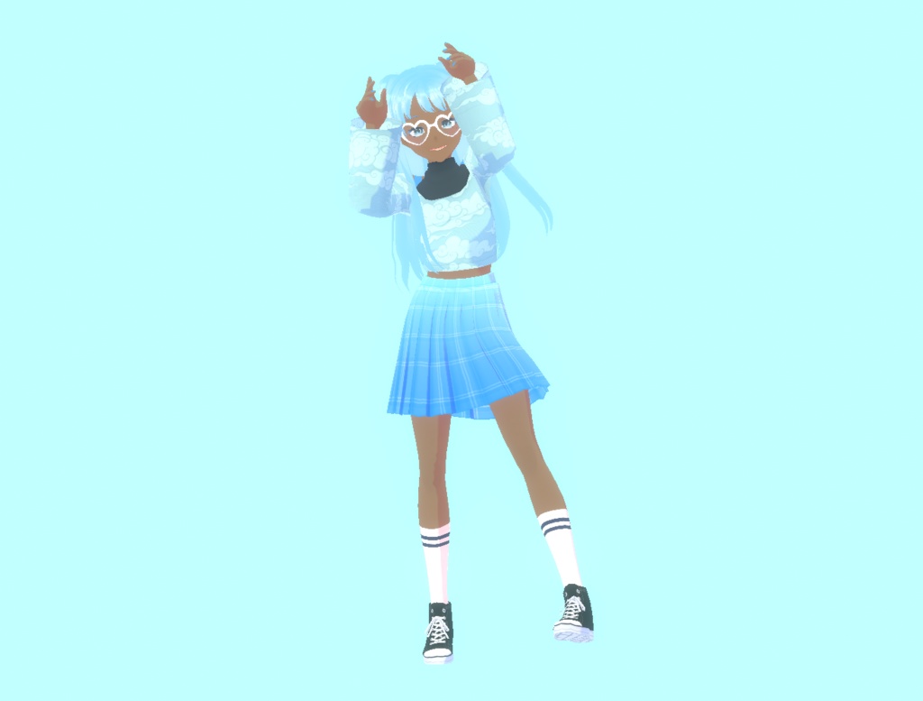 雨の レイニー [ RAINY ] 3D MODEL 3Dモデル [VRM VROID]