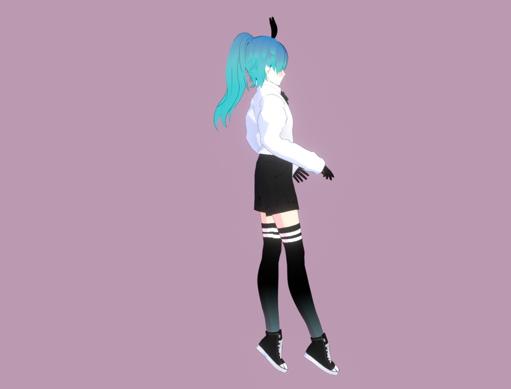 BUNNY BOY うさぎの男の子 USAGI VRM VROID 3D MODEL AVATAR