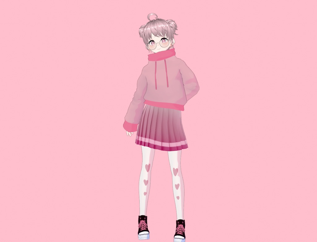 [バレンタイン VALENTINE ♡ ] VRM VROID VTUBER 3D MODEL AVATAR - moonyboy - 5/5