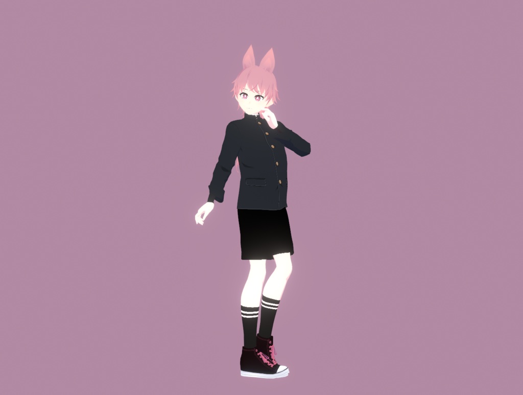 ピンクのフェンボーイ PINK FEMBOY [VRM VROID] - moonyboy - 4/4