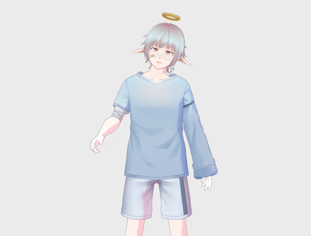 天使男の子 ANGEL BOY [VRM VROID] 3D MODEL AVATAR - moonyboy - 3/3