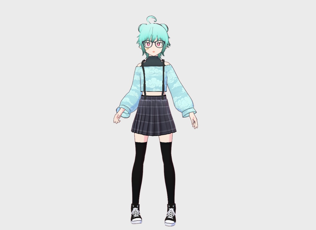 ゲーマー女の子 GAMER GIRL [3D MODEL] - moonyboy - 2/3