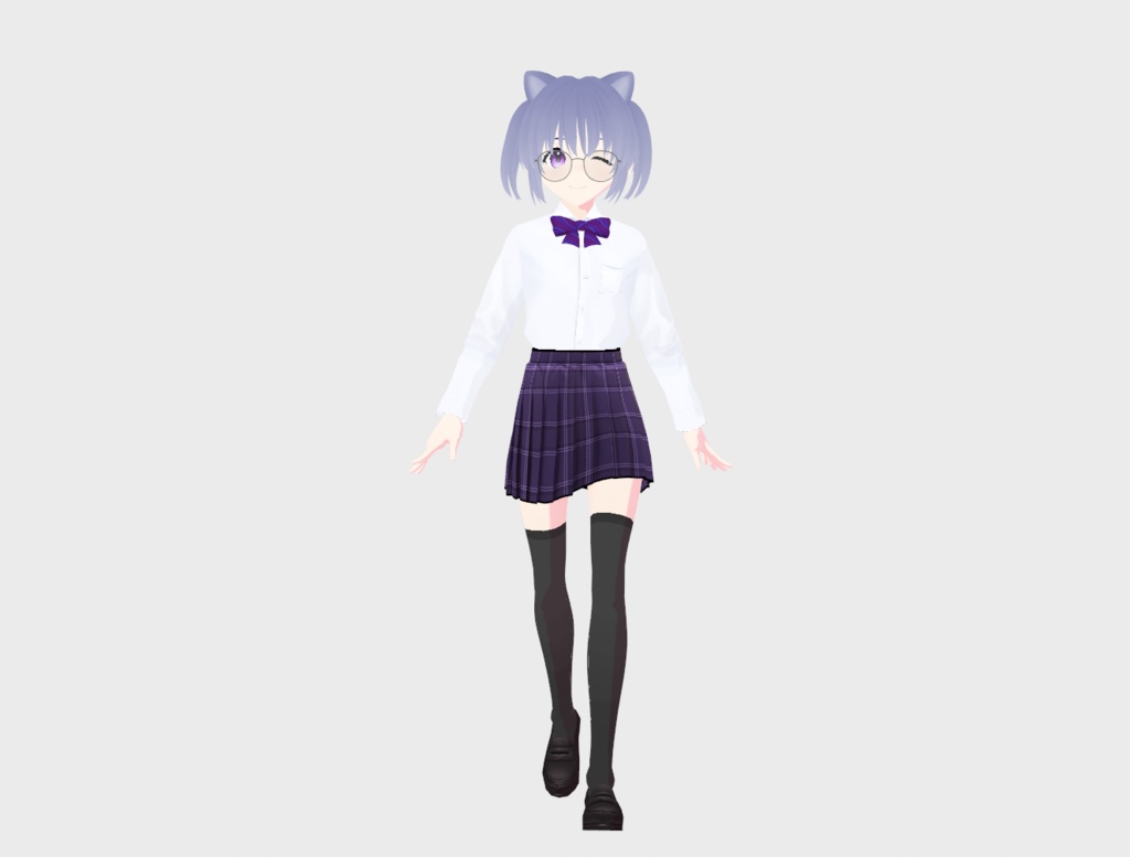 PURPLE BEAR 紫クマ [VRM VROID] - moonyboy - 5/5