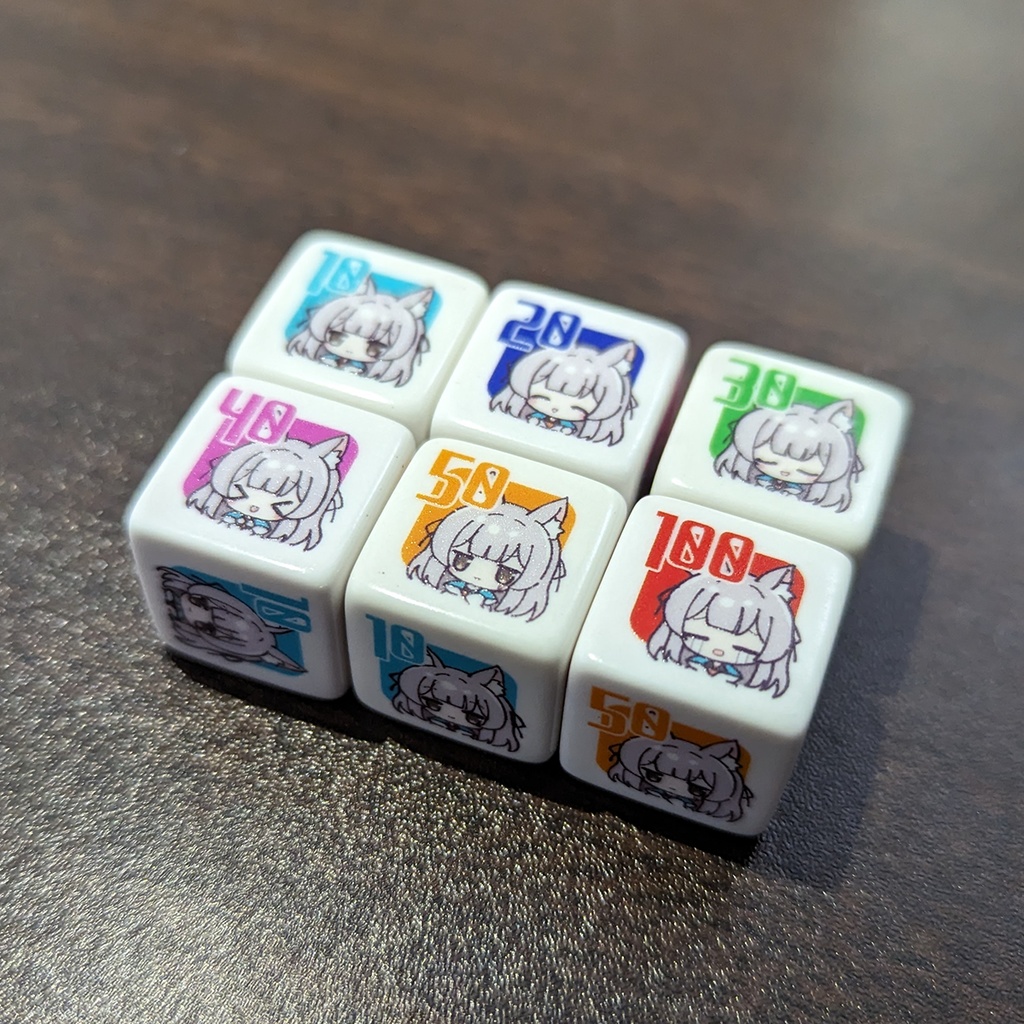 【きりん様】オーダーメイドダメカンダイス 三七瀬なくりオリジナルダメカンダイス - ミナセシティラボ - BOOTH