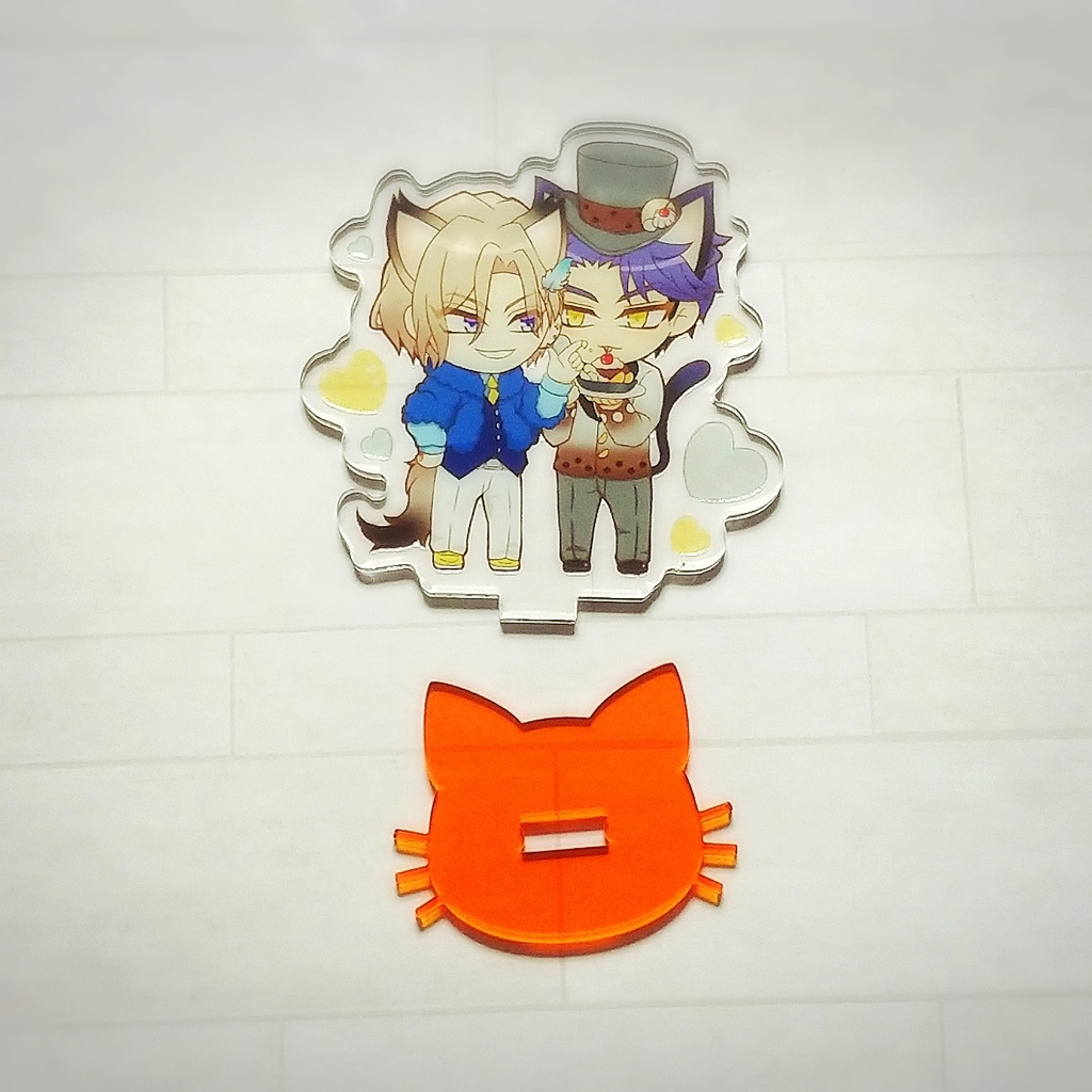猫耳アクリルスタンド