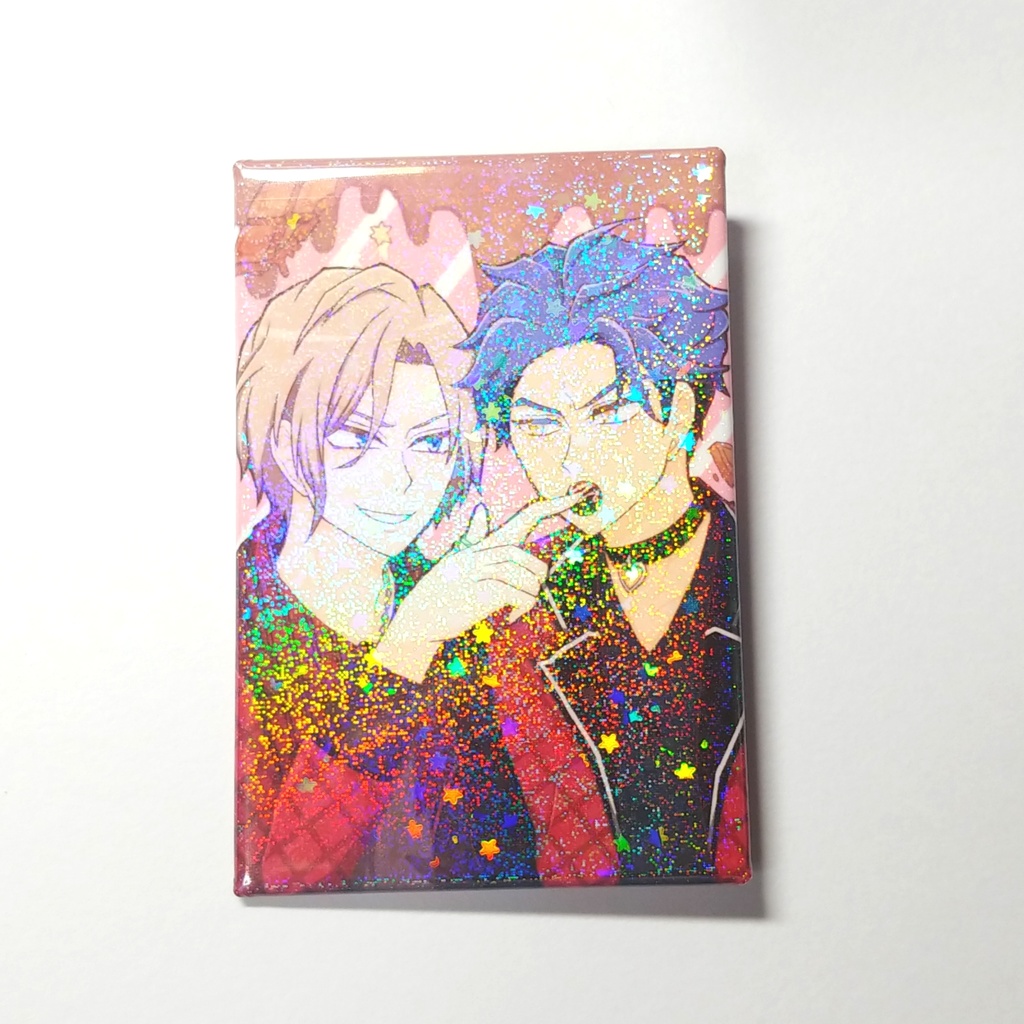 長方形缶バッジA