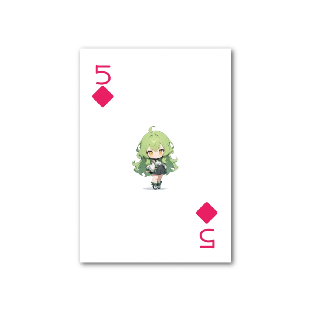 夏彩家トランプ♦️の5