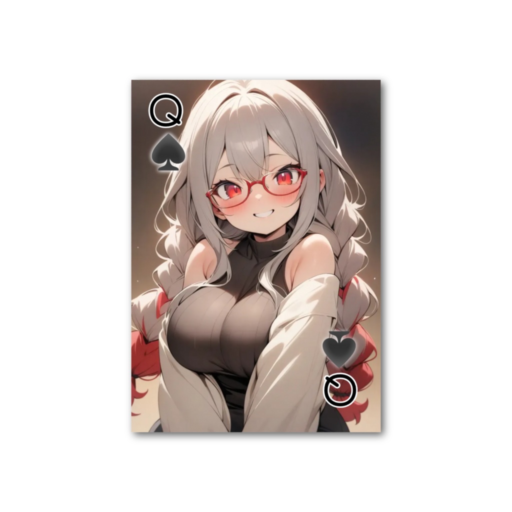 夏彩家トランプ♠️のQ