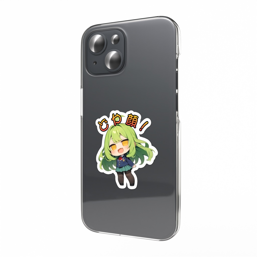 夏彩家スマホステッカー　どや顔