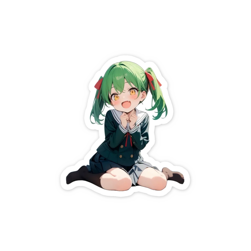 ちびウサギステッカー