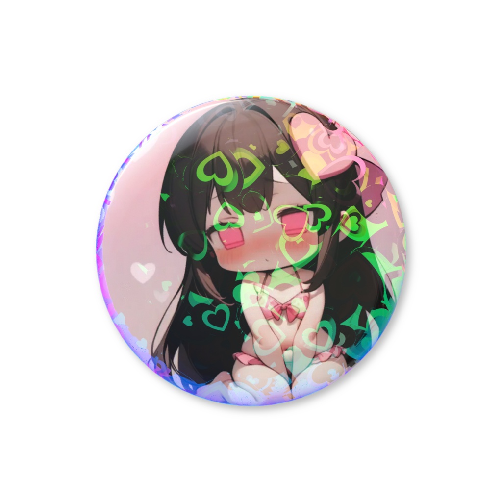 ホログラム缶バッジ 09.素体ちゃん
