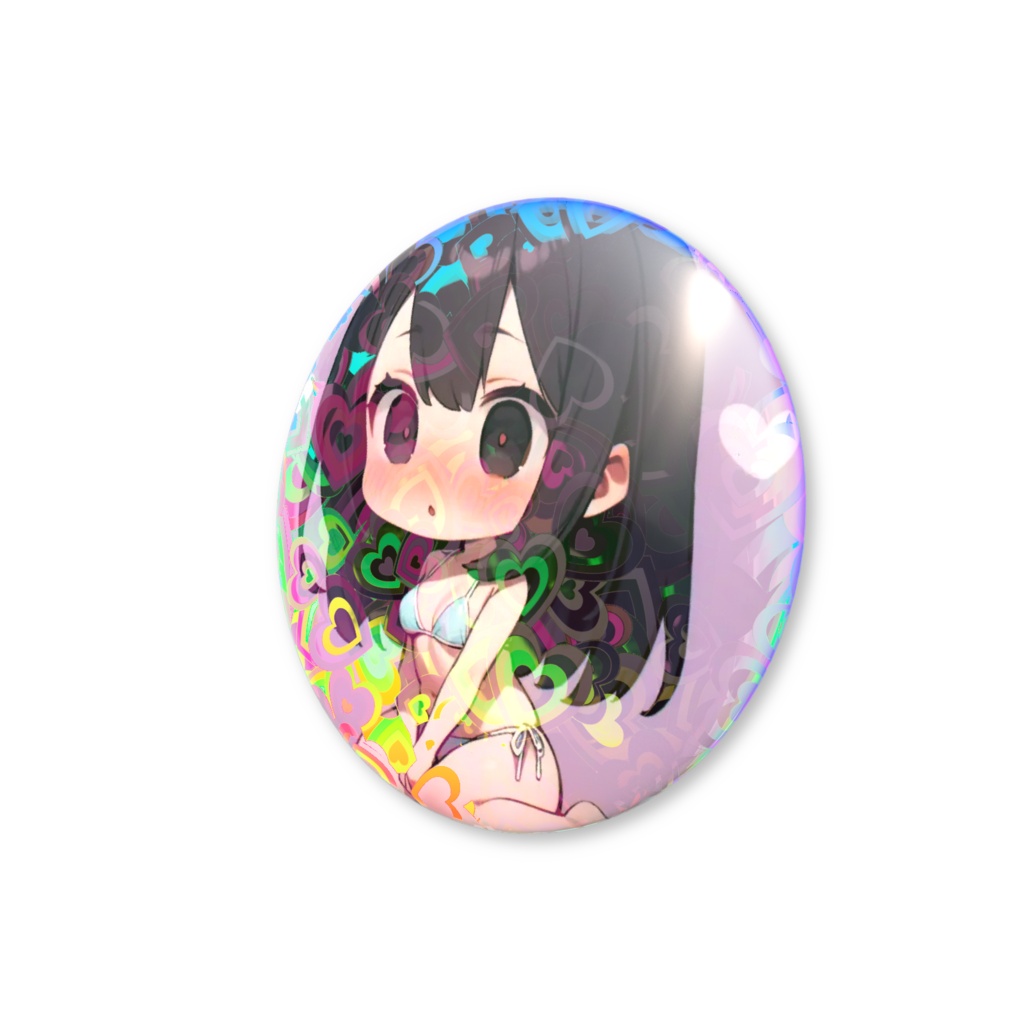 ホログラム缶バッジ 10.本人っち