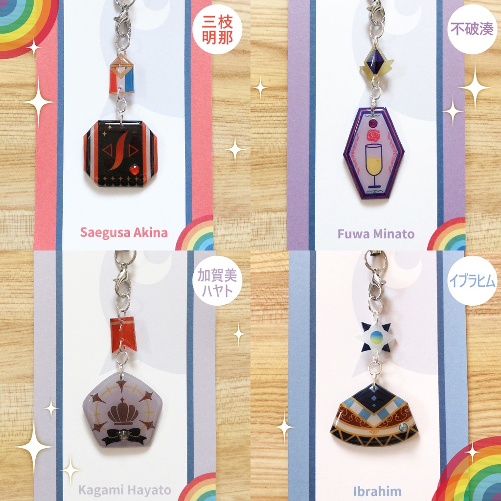 第一弾:にじさんじ男性ライバー ストラップ【非公式】