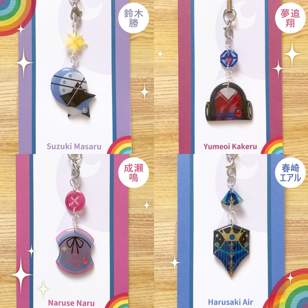 第二弾:にじさんじ男性ライバー ストラップ【非公式】