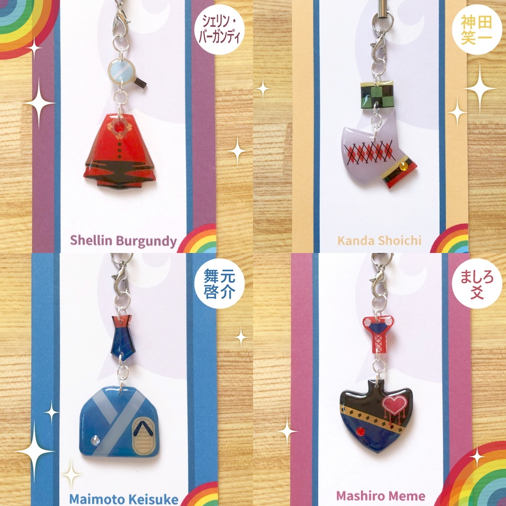 第二弾:にじさんじ男性ライバー ストラップ【非公式】