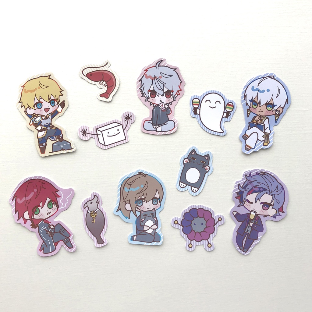 にじさんじいつめん12種シールセット【非公式】