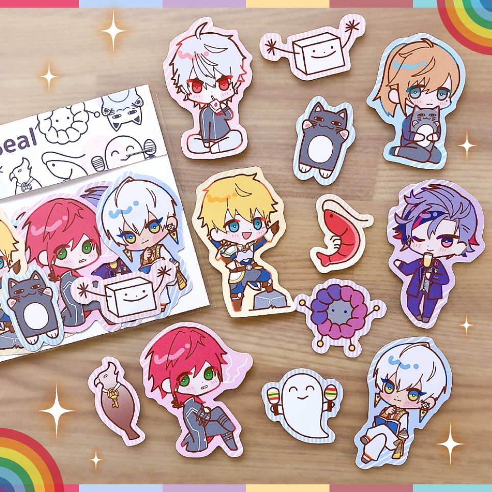 にじさんじいつめん12種シールセット【非公式】