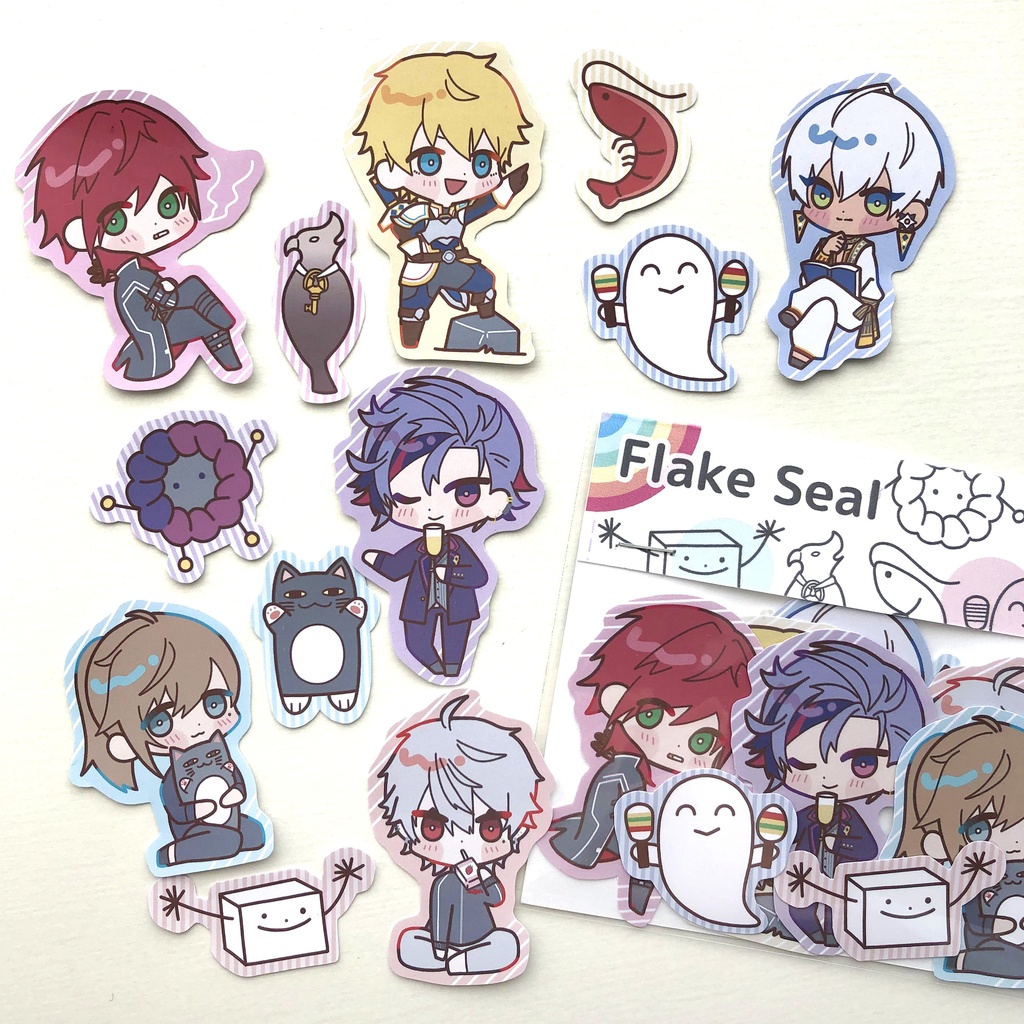 にじさんじシールとストラップセット+おまけ付き【非公式】