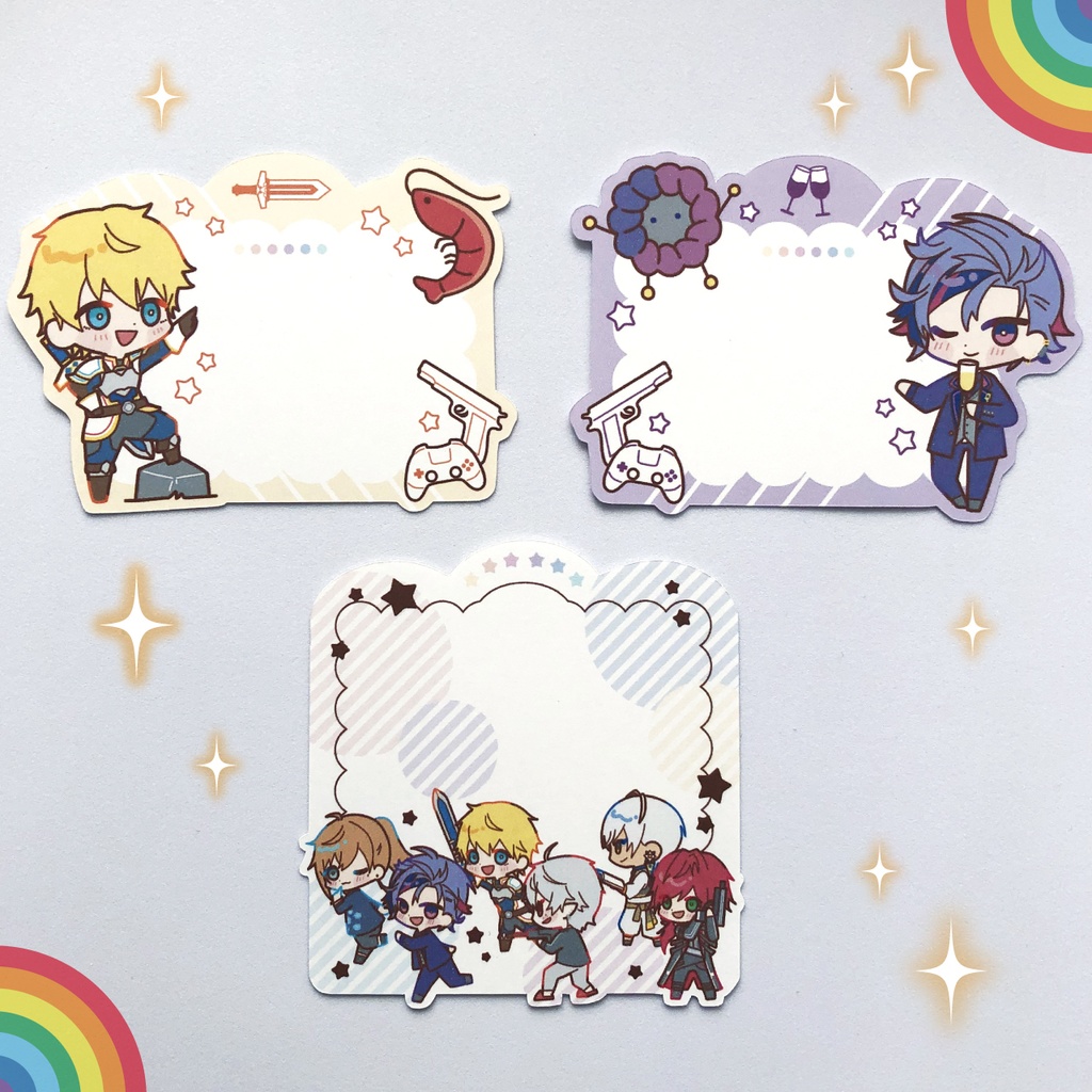 にじさんじシールとストラップセット+おまけ付き【非公式】