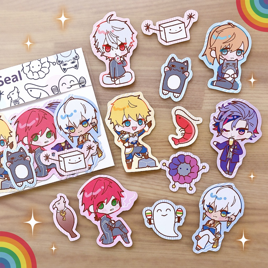 にじさんじシールとストラップセット+おまけ付き【非公式】