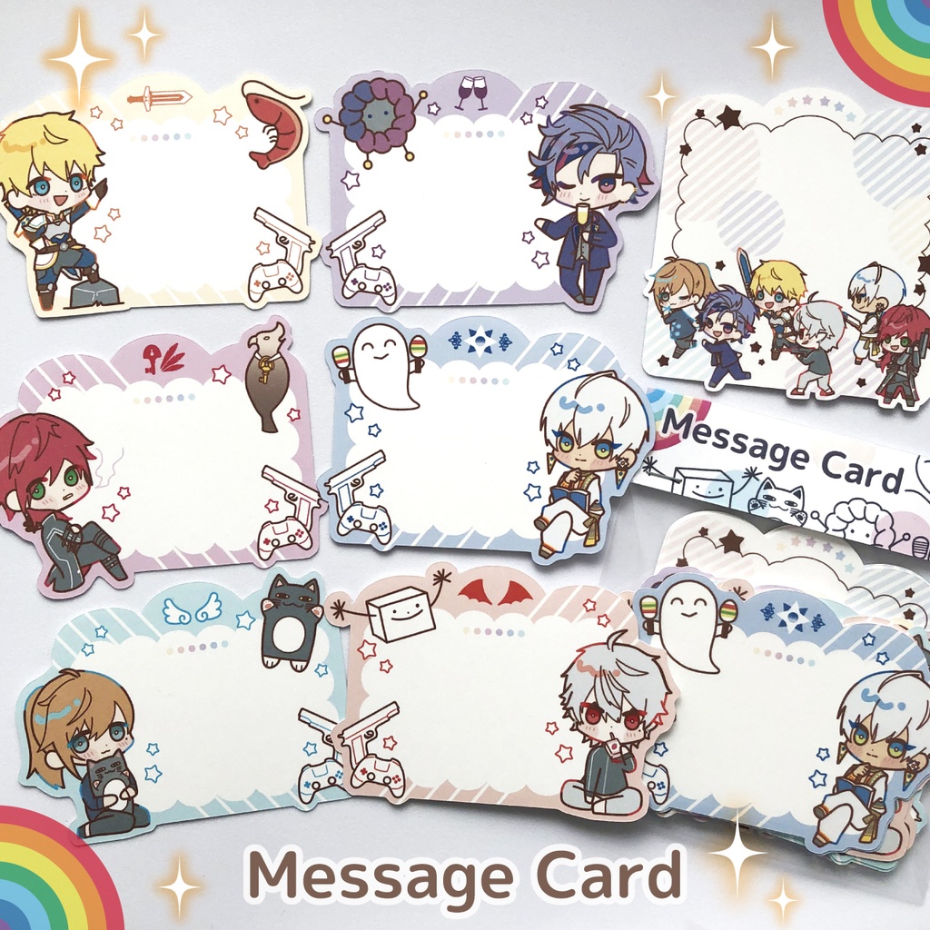 にじさんじいつめん7種メッセージカードセット【非公式】