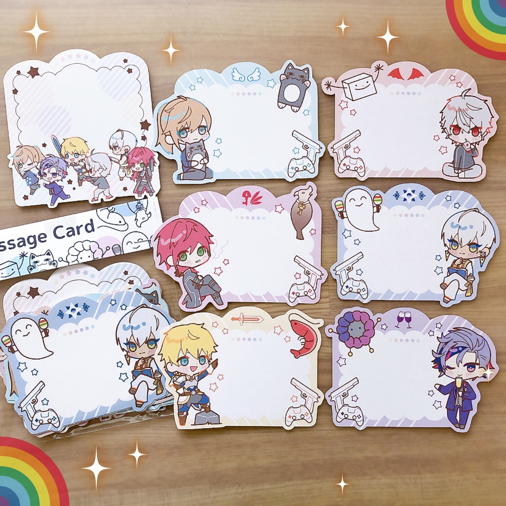 にじさんじいつめん7種メッセージカードセット【非公式】