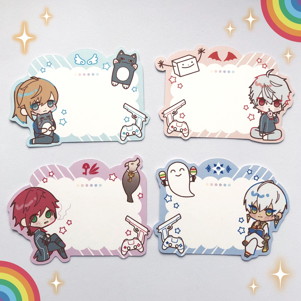 にじさんじいつめん7種メッセージカードセット【非公式】