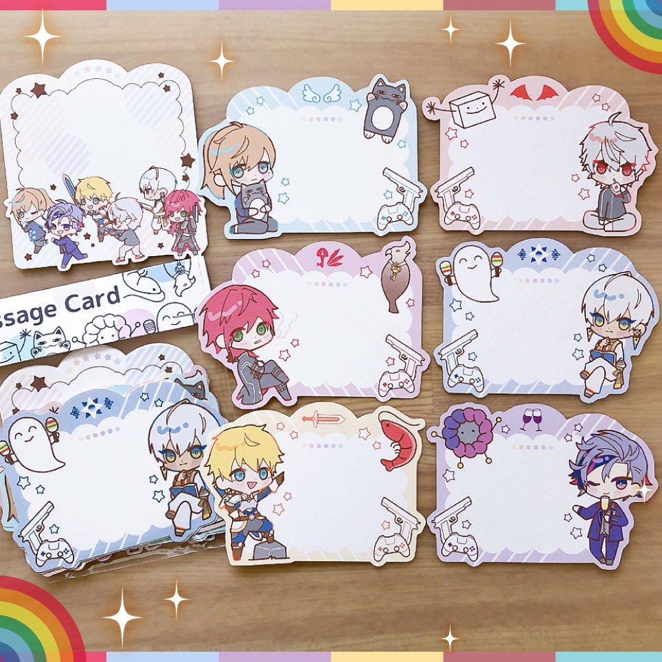 にじさんじいつめん7種メッセージカードセット【非公式】