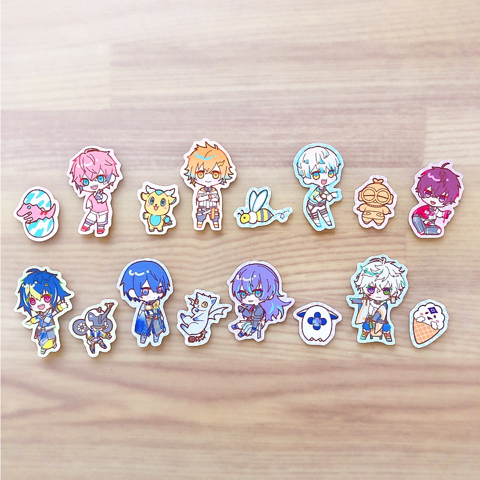 にじさんじMECHATU-A 16種シールセット【非公式】
