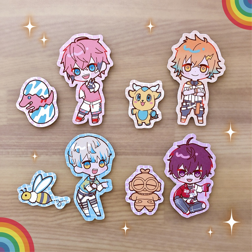 にじさんじMECHATU-A 16種シールセット【非公式】
