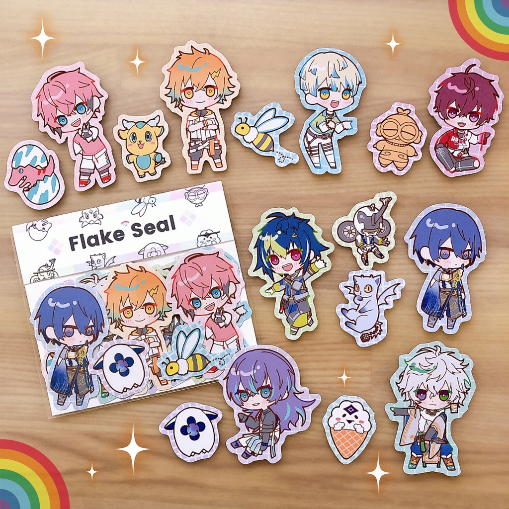 にじさんじMECHATU-A 16種シールセット【非公式】