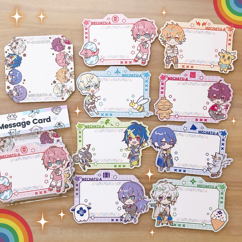 にじさんじMECHATU-A 9種メッセージカードセット【非公式】