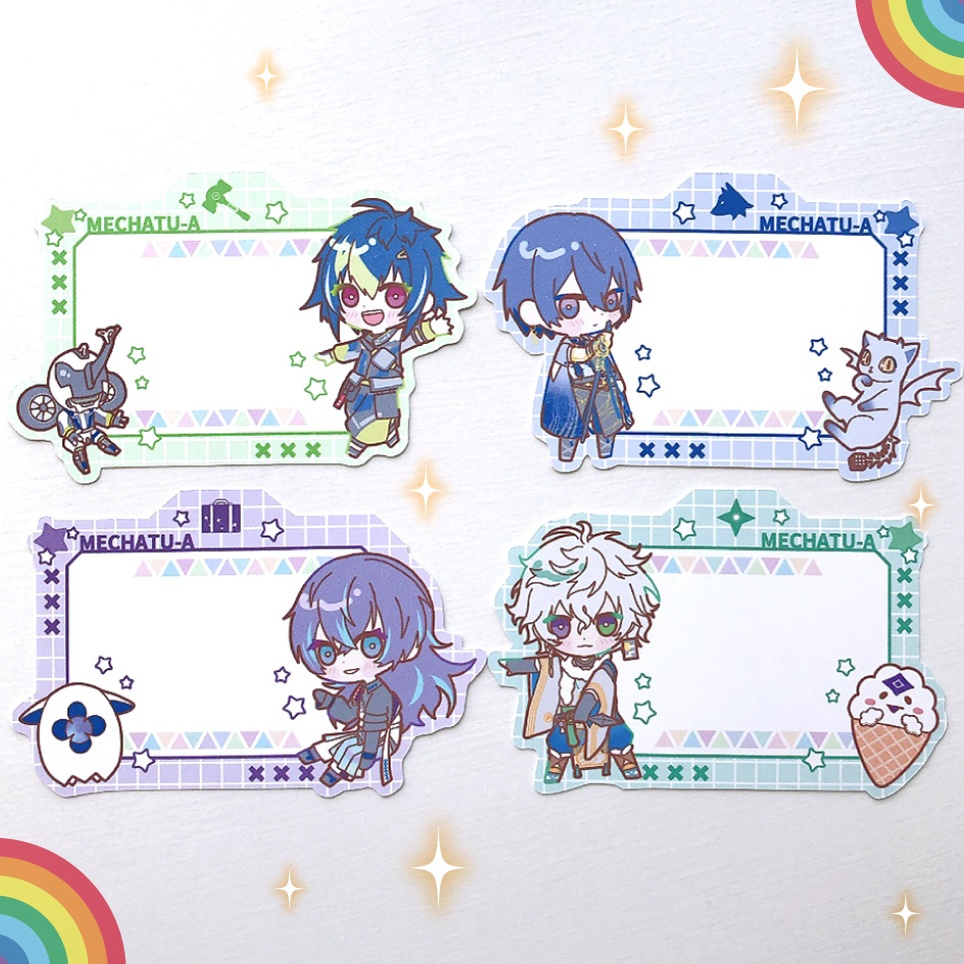 にじさんじMECHATU-A 9種メッセージカードセット【非公式】