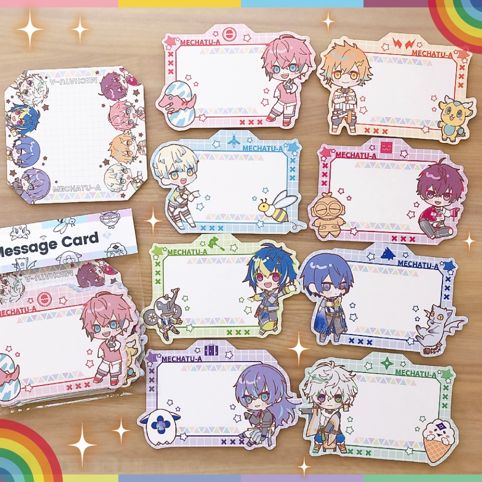 にじさんじMECHATU-A 9種メッセージカードセット【非公式】