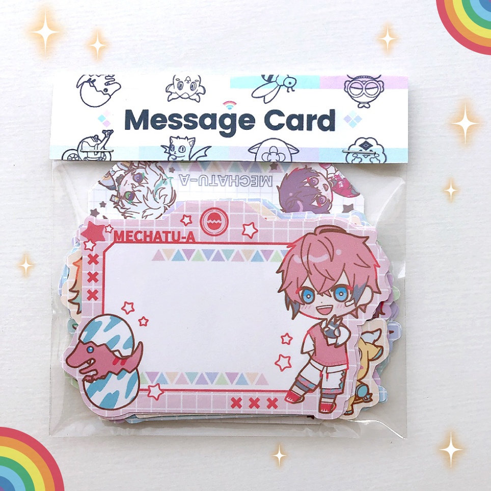 にじさんじMECHATU-A 9種メッセージカードセット【非公式】
