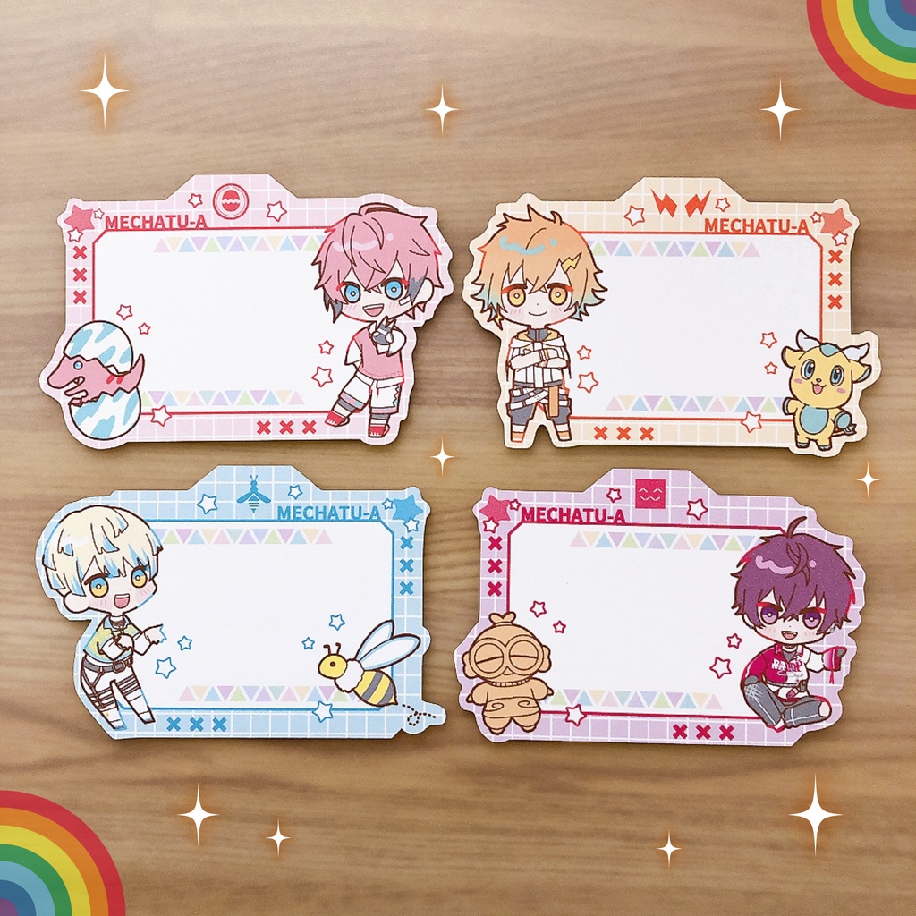 にじさんじMECHATU-A 9種メッセージカードセット【非公式】