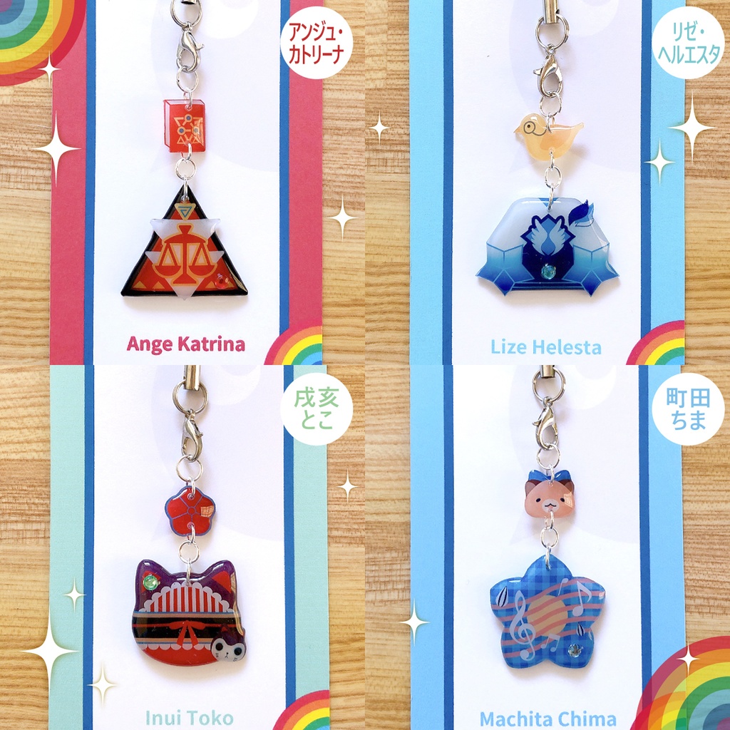 第1弾:にじさんじ女性ライバー ストラップ【非公式】