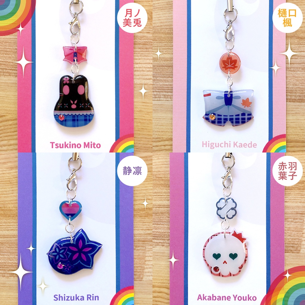 第1弾:にじさんじ女性ライバー ストラップ【非公式】