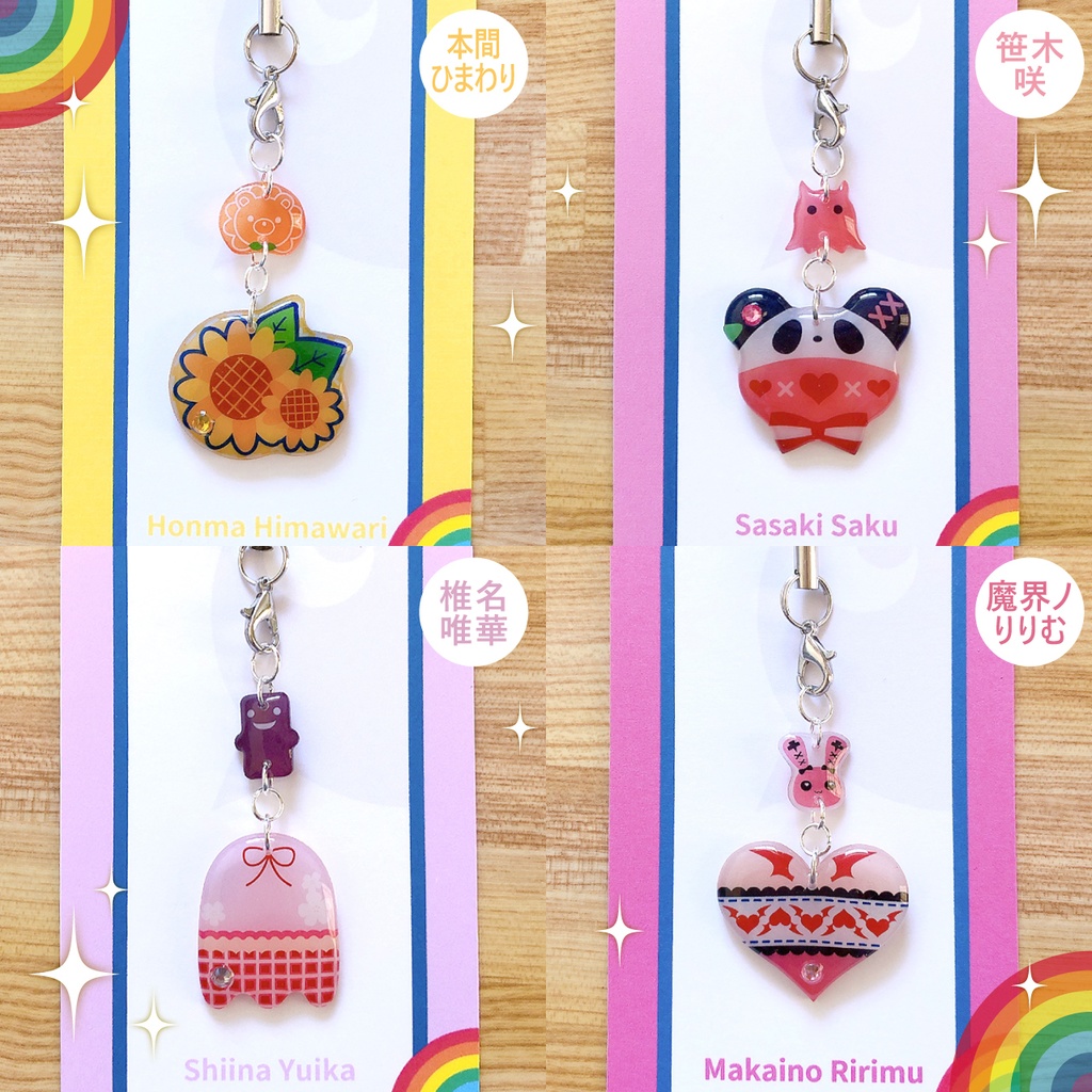 第1弾:にじさんじ女性ライバー ストラップ【非公式】