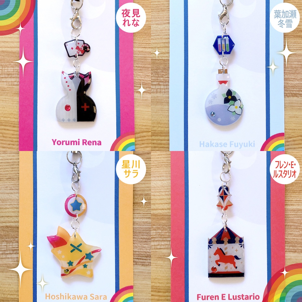 第1弾:にじさんじ女性ライバー ストラップ【非公式】