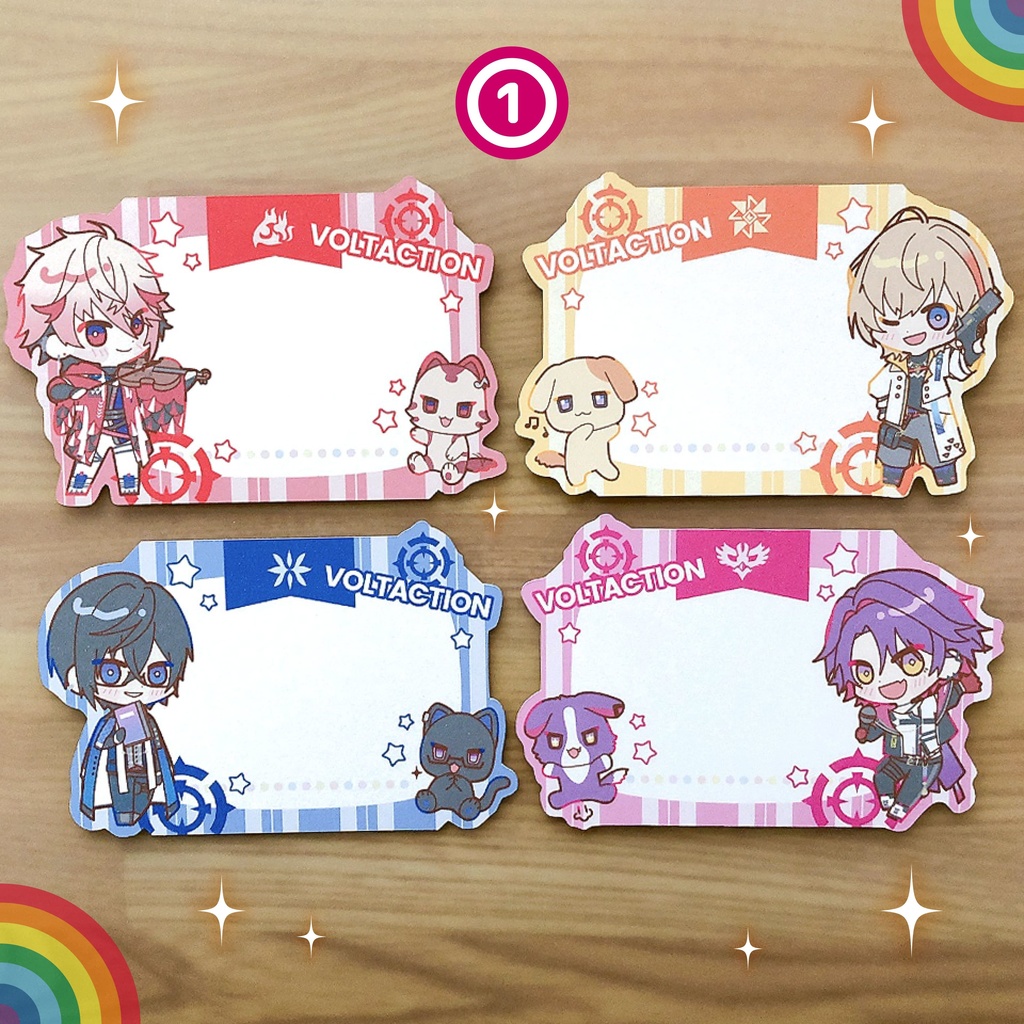 にじさんじVOLTACTION 9種メッセージカードセット【非公式】