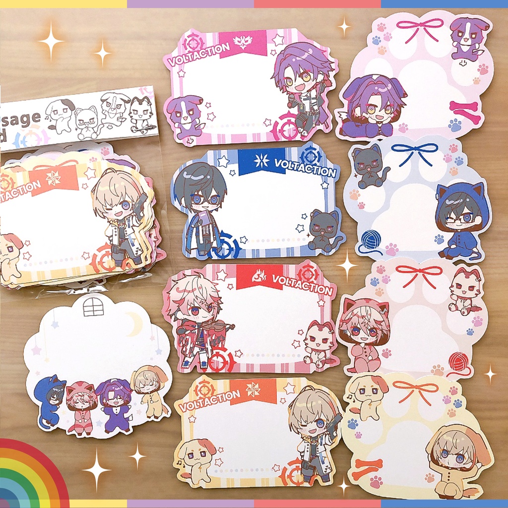 にじさんじ VOLTACTION 9種メッセージカードセット【非公式】
