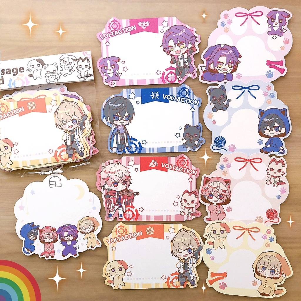 にじさんじ VOLTACTION 9種メッセージカードセット【非公式】