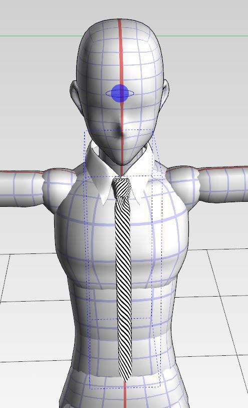 3D 服飾素材集(クリスタ1.6.0~・コミスタ用) ジッパー シャツ ネクタイ ボタン