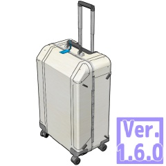 ３D　キャリーバッグ（クリスタ1.6.0~・コミスタ用）スーツケース