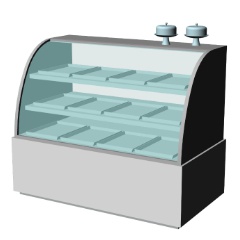 無料 ３d ケーキ棚 クリスタ コミスタ用 ショーケース 漫画背景素材 ３dモデル販売 Pi0ip Booth
