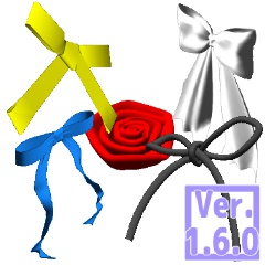 3D リボン・フリルセット(クリスタ1.6.0~・コミスタ用)